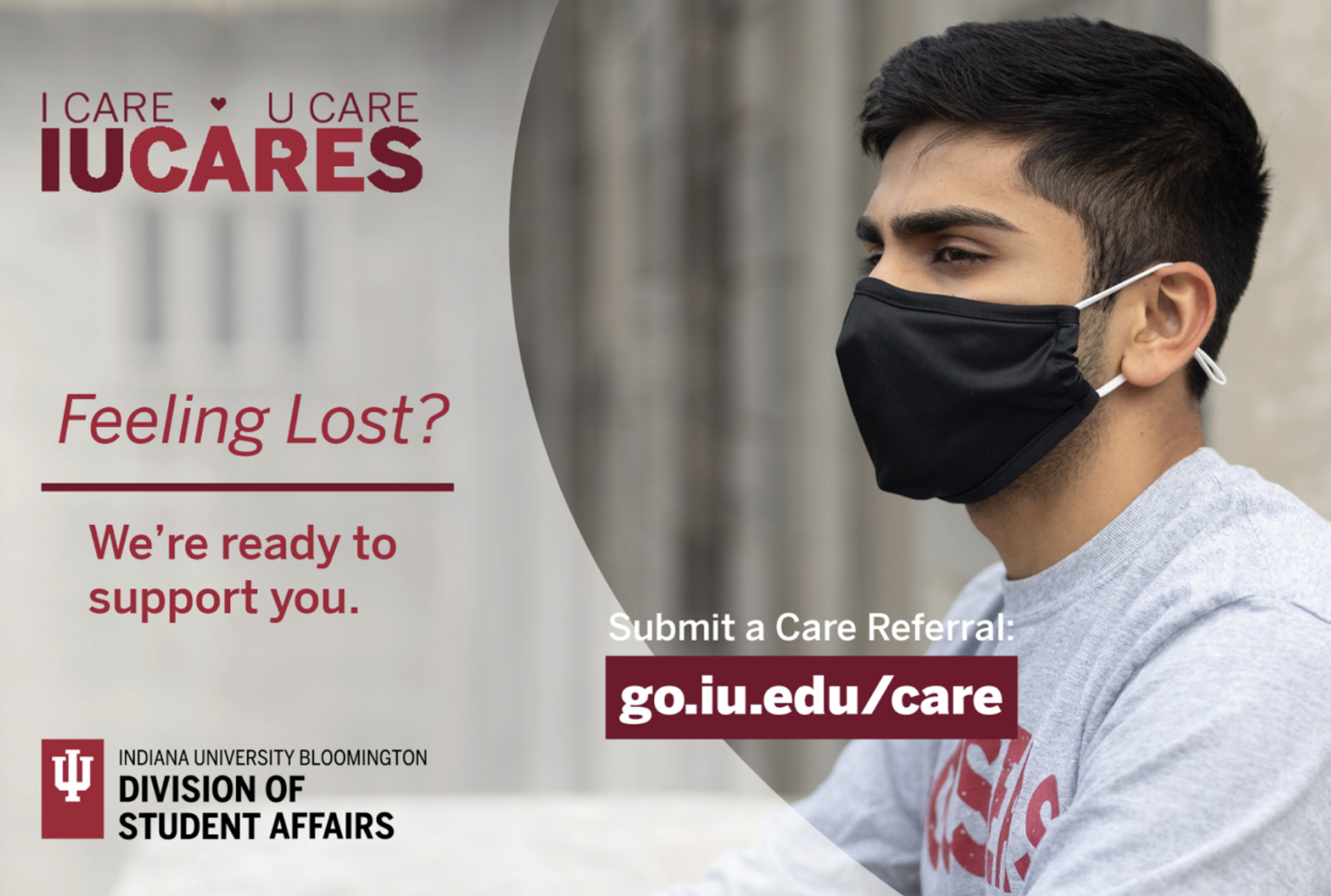 IU Cares campaign image
