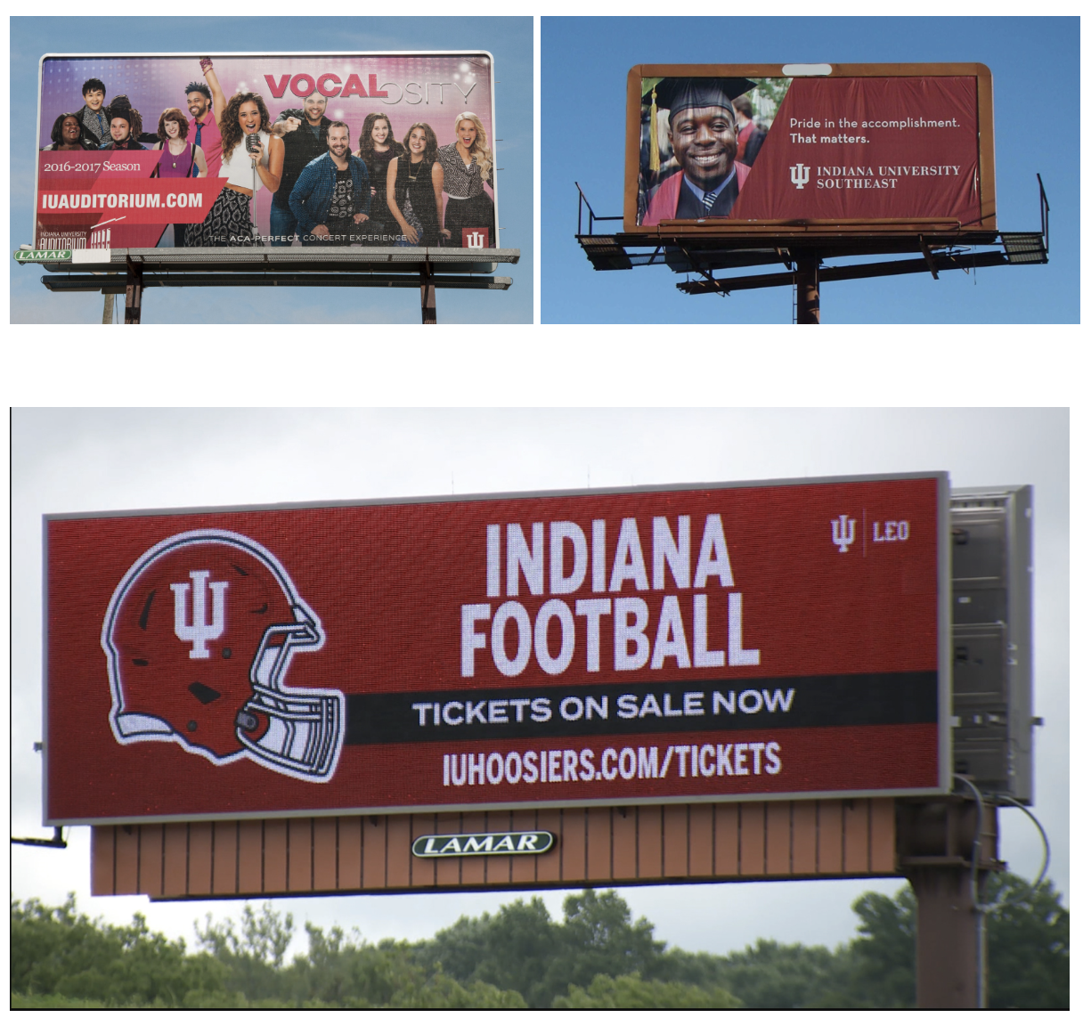 examples of IU billboard advertisements
