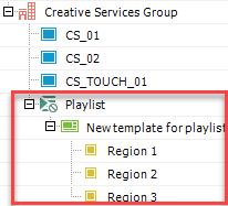 screenshot of a template inside a CMW playlist