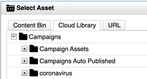 the cloud library tab shown in a screenshot