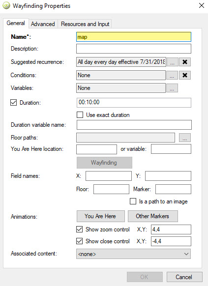 name of wayfinding content type