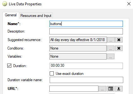 live data properties